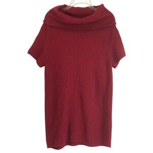 Energie Women's Size 3X Short Sleeve Cowl Neck Sweater